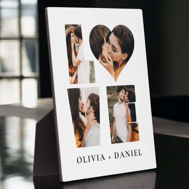 Moderne LIEBE Herz Foto Instagram Valentinstag Fotoplatte (Von Creator hochgeladen)