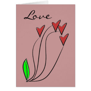 Moderne Liebe Herzstück Rose