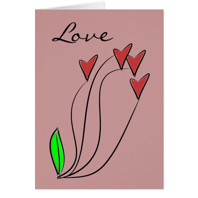 Moderne Liebe Herzstück Rose (Vorne)