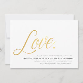 Moderne Liebe Hochzeitseinladung Einladung