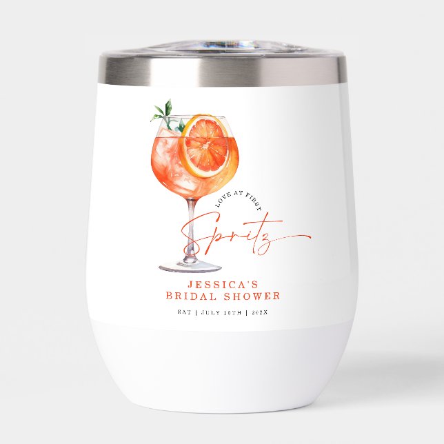 Moderne Liebe im ersten Spritz-Brautparty (Vorderseite)