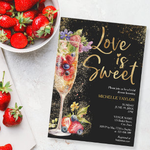 Moderne Liebe ist Sweet Summer Champagne Cocktail Einladung