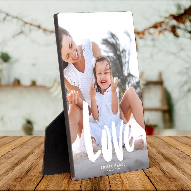 Moderne Liebe Kalligrafie Familienrecht Foto Keepa Fotoplatte (Von Creator hochgeladen)