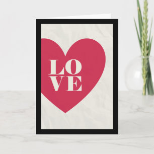 Moderne Liebe - Karte des Valentines Tages