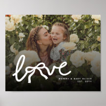 Moderne Liebe Mama Baby Foto Erster Muttertag