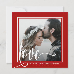 Moderne Liebe Script Foto Valentinstag