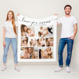 Moderne Liebe Sie Mama/Mama/Mommy 8-Foto Collage F Fleecedecke