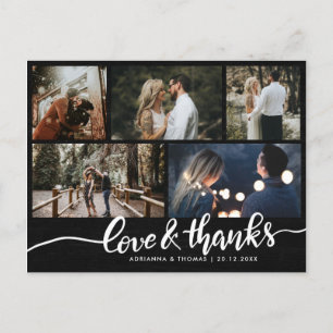 Moderne Liebe und einfache fünf Hochzeitsfeiern - Postkarte