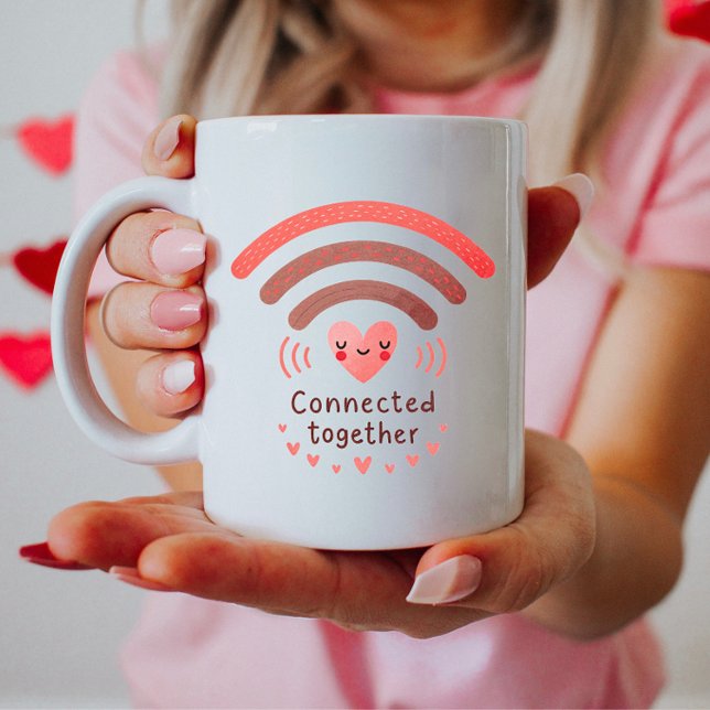 Moderne Liebe Valentine Kaffeetasse (Von Creator hochgeladen)