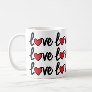 Moderne Liebe Wiederholung von Musterbeispielen Ta Kaffeetasse