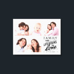 Moderne Liebe Zitat FotoCollage Leinwanddruck<br><div class="desc">Moderne Familien- und Liebe-Zitat mit 4 Foto Collage.</div>