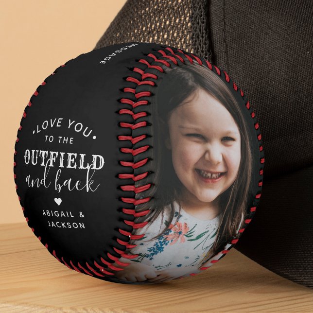 Moderne Liebe zum Outfield & Back 2-Foto Baseball (Von Creator hochgeladen)