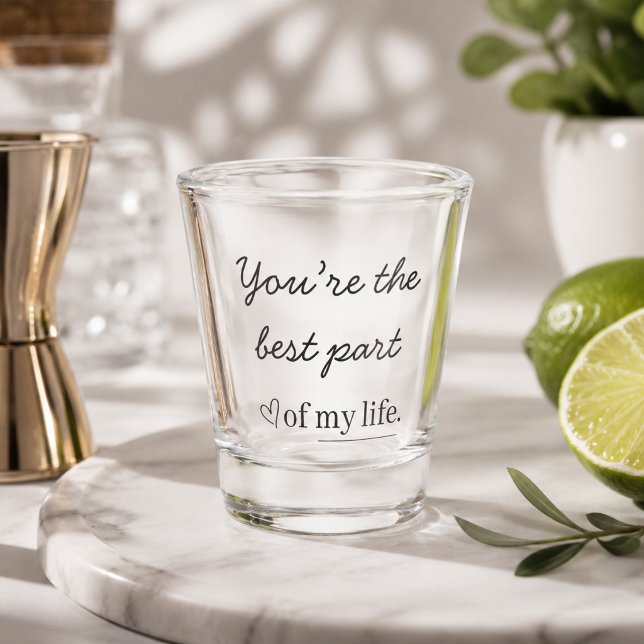 Moderne Liebeszitat-Shotgläser Schnapsglas (Von Creator hochgeladen)