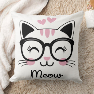 Moderne, liebevolle Süsse Cartoon Valentine's Meow Kissen
