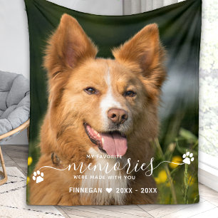 Moderne Lieblings-Erinnerungen Personalisierter Ha Fleecedecke