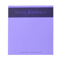 Moderne Lila Farben | Cooler Name und Monogramm