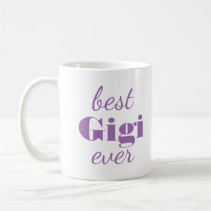 Moderne Lila Gigi Personalisierte Tasse