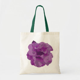 Moderne lila Kamelie Tragetasche