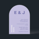 Moderne Lila Lavendeleinladung Einladung<br><div class="desc">An der Vorderseite dieser modernen Hochzeitseinladungskarte befindet sich eine lila und weiße Schrift mit einem lila hellen Hintergrund. Auf der Rückseite der Karte befindet sich ein schlichter Lavendel lila. Eine schöne Hochzeitseinladungskarte,  die einfach online personalisiert werden kann,  bevor sie bestellt wird.</div>