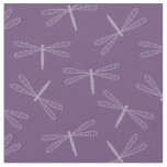 Moderne lila Libelle Stoff