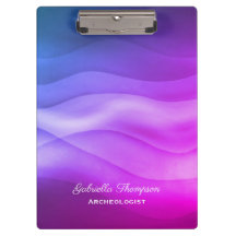 Moderne Lila Magenta Abstrakte Waves