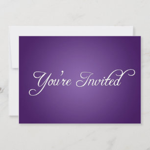 Moderne lila Party-Einladung Einladung