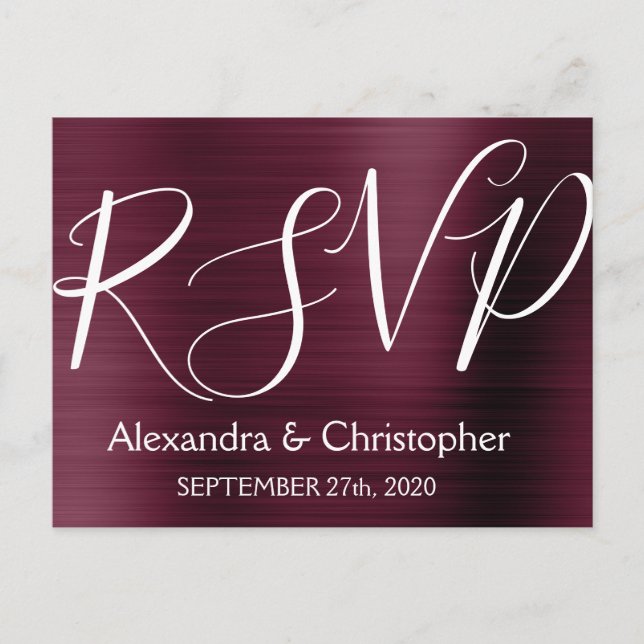 Moderne Lila UAWG Einladungspostkarte (Vorderseite)