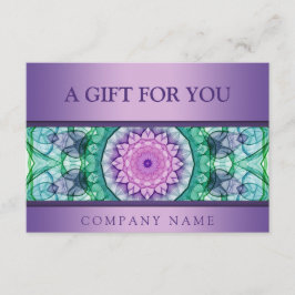 Moderne lila Wasserlilie Mandala