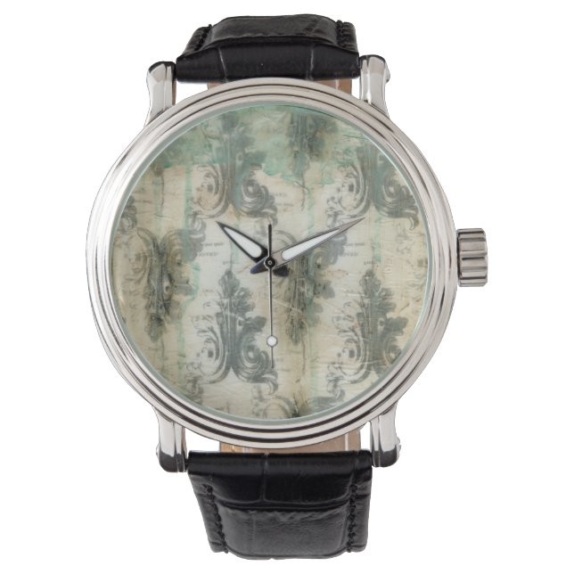 Moderne Lilie Armbanduhr (Vorderseite)