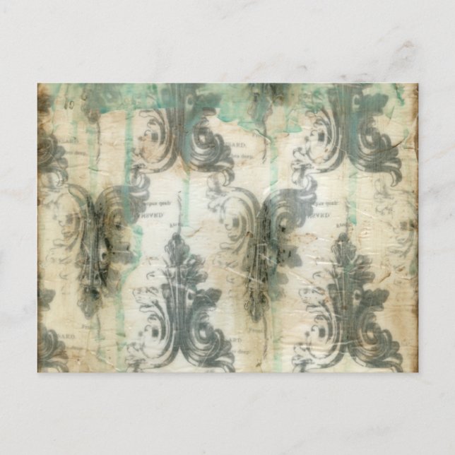 Moderne Lilie Postkarte (Vorderseite)