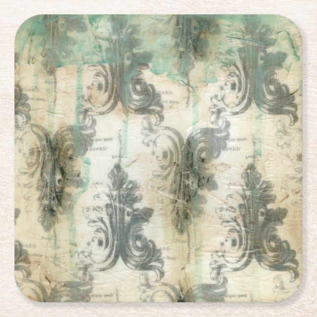 Moderne Lilie Rechteckiger Pappuntersetzer (Vorderseite)