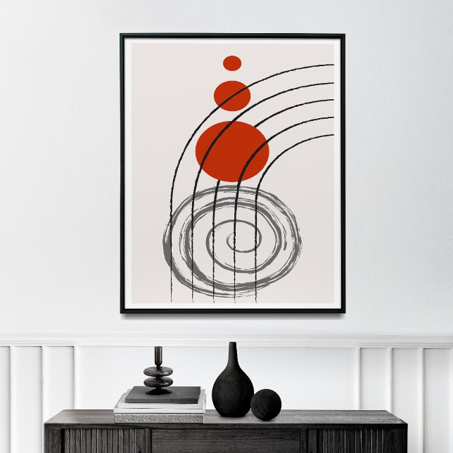 Moderne Lines Wall Art Poster (Von Creator hochgeladen)