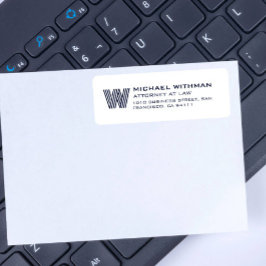 MODERNE LINIEN-MONOGRAMM ANWALT BUCHHALTER