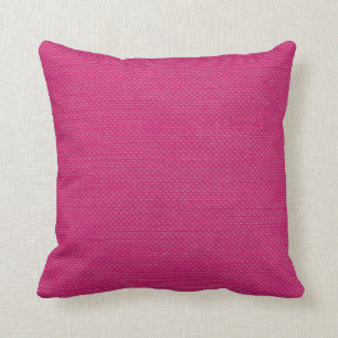 Moderne Linien "Nubby Leinenblick" fuschia Kissen