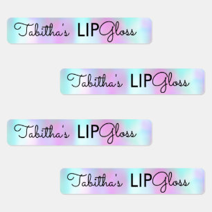 Moderne Lipgloss Candy Verpackungsbranding    Etiketten