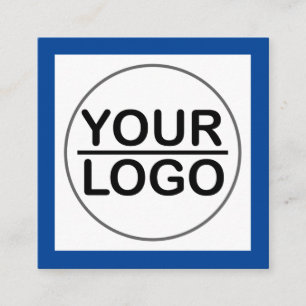 Moderne LOGO Quadratische Visitenkarte