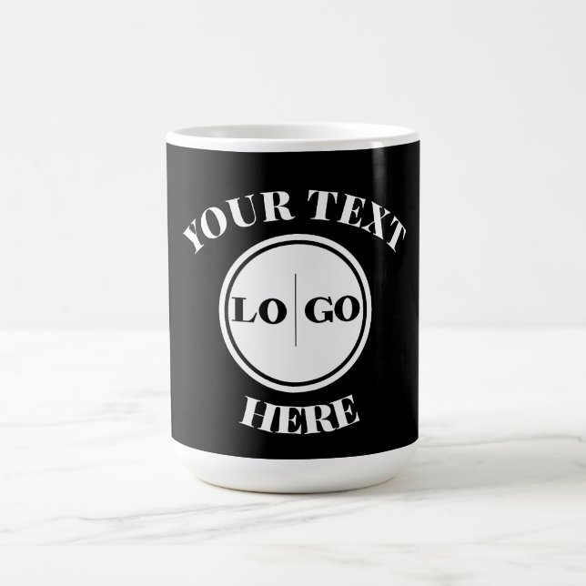Moderne Logos und Texte Kaffeetasse (Mittel)
