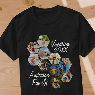  Moderne lustige benutzerdefinierte Collage mit 9  T-Shirt