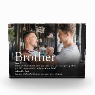 Moderne lustige coole beste Bruder aller Zeiten De Fotoblock