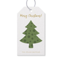 Moderne lustige Kalligrafie-Christbaum