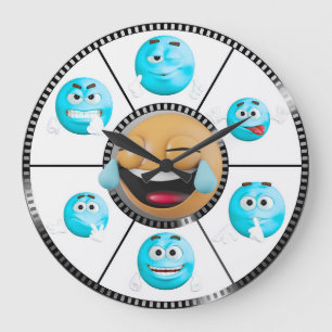 Moderne Lustige Wanduhr