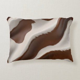 Moderne Luxus Elegante Kunstkuh-Leder-Kollektion Dekokissen