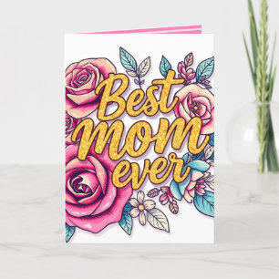 Moderne Luxus-Geschenk-Kollektion mit Blumen Karte