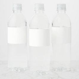 Moderne Luxus-Hochzeitspersonalisation Wasserflaschenetikett