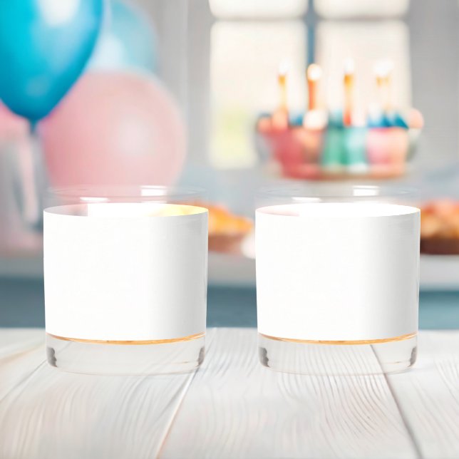 Moderne Luxus-Hochzeitspersonalisation Whiskyglas (Insitu (Baby Party))