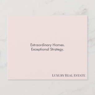 Moderne Luxus-Immobilien-Postkarte Maßgeschneide Flyer