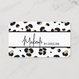 Moderne Luxus Makeup Artist Business Card Visitenkarte