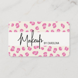 Moderne Luxus Makeup Artist Business Card Visitenkarte