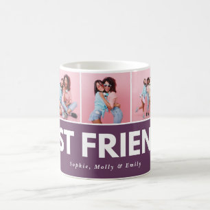 Moderne, mädchenhafte Multi-Foto Skript-trendy Bes Kaffeetasse