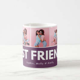 Moderne, mädchenhafte Multi-Foto-Skripte trendige  Kaffeetasse